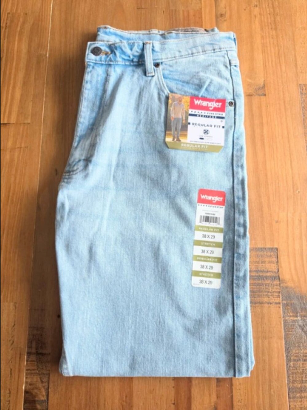 Men’s Wrangler Five Star Heritage Regular Fit Size 38X29
